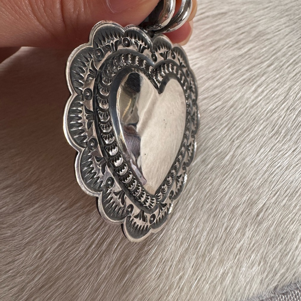 Sunshine Reeves Sterling Silver Heart Pendant - Picture 2 of 8